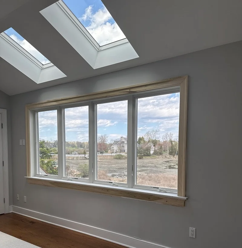Custom interior trim installed on this Andersen 400 Series Casement in Norwalk,CT